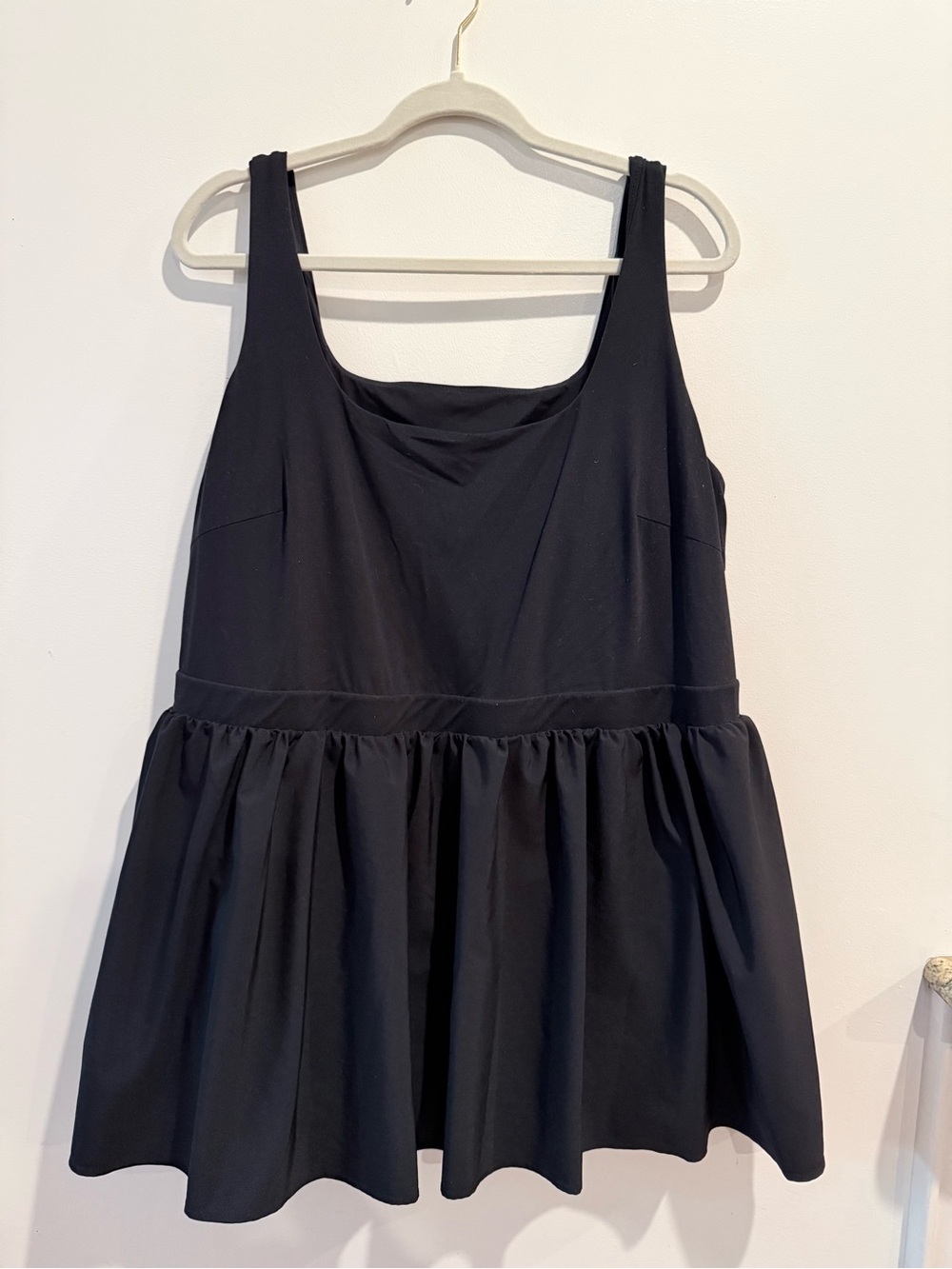 JoyLab Black Sleeveless Athletic Mini Dress